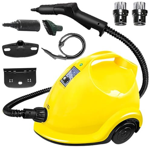 Steam Cleaner, Steam Mops for Floor Cleaning, with 2 L Tank, 6 Accessories, Handheld Multipurpose Powerful Steamer for Home, Floor, Kitchen, Carpet, Couch, Car, Bed Bug, Tile