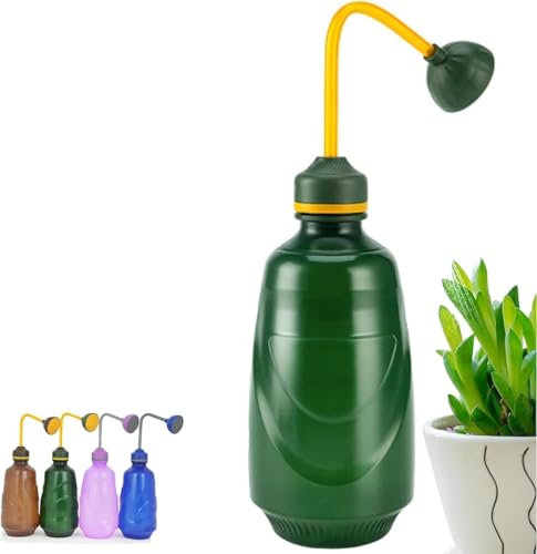 Petit Arrosoir, Arrosoir Plante Interieur, 450ml Arrosoir Bonsai PulvéRisation PréCise, AntidéRapante Et Durable pour Plante Aux Semis, BonsaïS, Fleurs (Vert Millet)