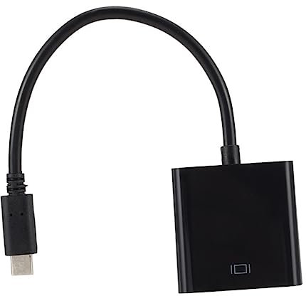 Vaguelly Adattatore USB Vga 1080P per Laptop e Monitor Convertitore USB Maschio a Vga Stabile per Proiettori e Tv