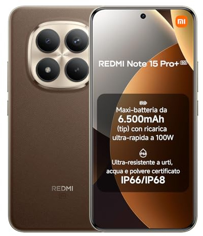 XIAOMI REDMI Note 15 Pro+ 5G Smartphone 8+256 Go - Marron Mocha