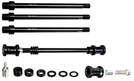 TOPEAK Unisex-Adult Sr Pro Carbon Femme Steckachsen-Kit M12 x 1,0 für Journey Trailer, Schwarz, M/L