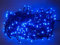 Blue - Guirlande lumineuse extérieure 17m, 240 LED bleues et blanc flash