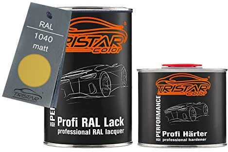 TRISTARcolor RAL 1040 Coral matt 2K Autolack 1,5 Liter / 1500 ml Dose inkl. Härter
