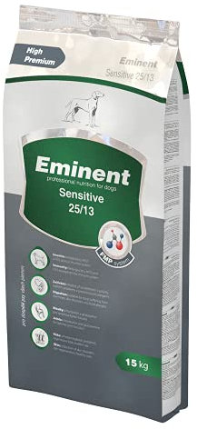Eminent Sensitive (1x 15 kg)| | Glutenfreies Hundefutter | High Premium Trockenfutter für Hunde mit Hauterkrankungen oder Futtermittelallergien
