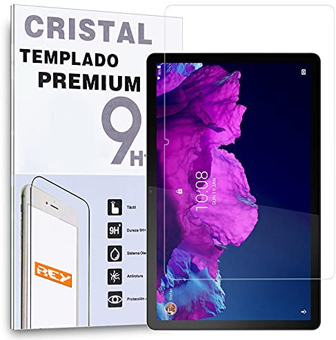 REY Bildschirmschutz aus gehärtetem Glas für Lenovo Tab P11 (11) - Tab P11 Plus (11) - Yoga Tab (11), Schutzfolie, Displayschutzfolie 9H+ Härte, Anti-Kratzen-Öl-Bläschen