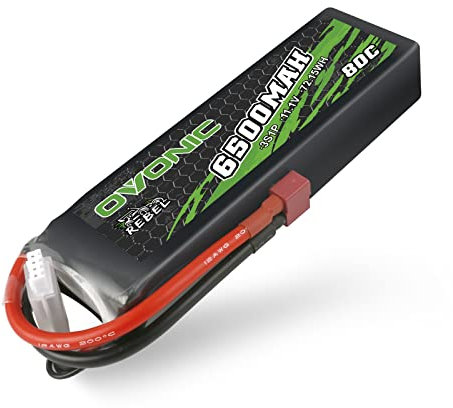 OVONIC RC Lipo Akku 3S 11.1V 6500mAh 80C Deans T Stecker Hardcase LiPo Batterie Zellen für FPV RC Flugzeug Auto Evader BX Quadcopter Hubschrauber LKW Boot (1 Stück)