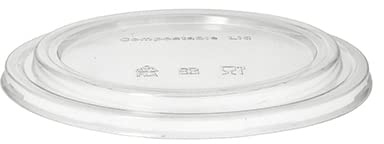 50 Deckel für Salatschalen, PET rund Ø 15 cm · 2 cm klar (6 x 50 = 300 Stück)
