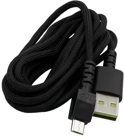 iRomehony USB Charging Cable Fit for Razer DeathAdder v2 Pro & Razer Naga Pro & Razer Basilisk & Razer Viper Ultimate Hyperspeed Lightest Wireless Gaming Mouse