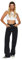 TRENDYOL Damen Gerade Weites Bein Hohe Taille Jeans, Schwarz, 40