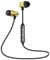 Wireless Bluetooth Headphones and Earphones with Neckband Design, In-Ear Bluetooth Earbuds including Microphone for Enhanced Bass, Ideal for Gym, Running, and Outdoor Sports Workouts (Gold)
