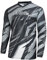 Sam's Herren Motocross-Shirt MX Jersey Langarm, Atmungsaktiv Dirt Enduro MTB Mountainbike Trikot, Schwarz Grau/LogoBig Schwarz, 4XL, SMJ-01