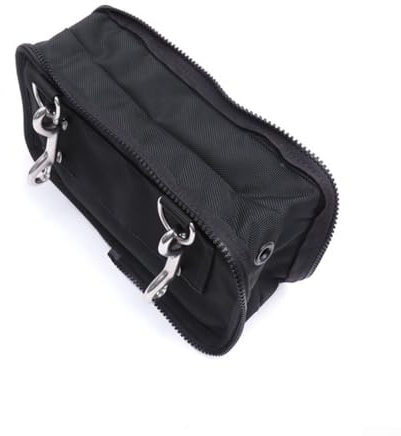 Hasaller Scuba Diving Side Hanging Storage Bag, Nylon Underwater Photography Accessories Soft Bag with Spring Hook