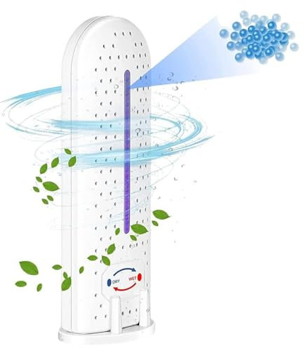 SYLUOQP Deumidificatori efficienti per la casa, deumidificatore Silenzioso Deumidificatori Bili Senza Fili per Armadio, per spazi Chiusi, Armadio e Armadio,1PCS