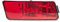 EDA PREMIUM auto Stoßstange, Nebelscheinwerfer, Lampe Links Rot 517827AB72 passend für DODGE JOURNEY 2008-2011 an Heckstoßstange, mit Reflektor, mit Glühlampen