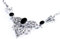 Windalf Gothik Collier Alina 41 cm Onyx Steam Punk Halsschmuck Vintage 925 Sterlingsilber