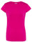 WIXSOO T-Shirt Girocollo Donna 100% Cotone Naturale (IT, Testo, XL, Regular, Regular, Fuxia)