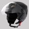 VEVOR Motorradhelm Motocross-Helme 3/4 Gesicht Größe L, Helme aus ABS mit Bluetooth-Kommunikation & Wechselglas, DOT-geprüfter bequemer Motocross-Helm, für Jugendliche & Erwachsene schwarz