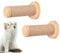 Cat Wall Tree, 2X Stable Wooden Ladder Scratching Post, Safe Indoor Furniture, Wall Mounted Pet Shelf, Suitable for Small, Large Cats, 8.66x4.72x2.76 inches