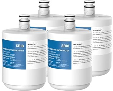 IATKIDTL Refrigerator Water Filter,5231JA2002A,Compatible For LG,LT500P GEN11042FR-08 ADQ72910911,Compatible For Kenmore,46-9890 LFX25974ST,Refrigerator Accessories(4Pcs)