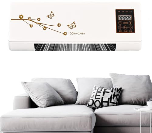 Climatiseur Murale - Climatiseur Portable,Silencieux avec Télécommande Froid Chaleur Minuterie 24 Heures pour Maison Appartement Salle de Bain Cuisine Camping Toutes Saisons