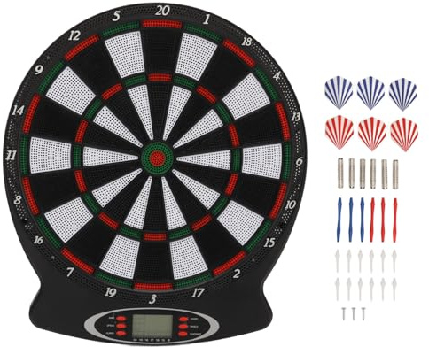 Mavaol Elektronische Dartscheibe, langlebiges, präzises Sensing-Auto-Scoring-Set für Family Office Indoor Game Kit