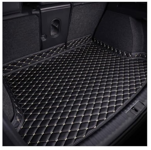 NYHBASW Auto Leder Kofferraummatten für Citroen C3 (III) 3 2016-2024, Wasserdicht Kofferraum Cargo Schutzmatte, Auto Kofferraumwanne Innenmatte Zubehör,C