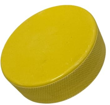 STEEL Eishockey Puck Gelb