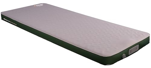 Vango Shangri-La Lux Self Inflating Mattress with Rechargeable Pump for Faster Inflation/Deflation – Luxury Camping Mat with Memory Foam & Dreamlock Construction (Single - 16cm)