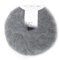 Wollgarn zum Stricken Weiche Mohair Strick Angora Lange Wollgarn DIY Schal Häkelgarn Liefert (Mit einem Häkeln)(hellgrau)