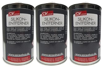 SDV Chemie Silikonentferner 3X 1 Liter für Autolack Lackierer Siliconentferner 3L Cleaner