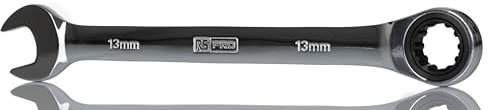 RS PRO, SW 13 mm Gabel‑Ring Ratschenschlüssel doppelseitig CrV-Stahl