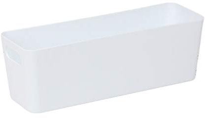 Wham 7.01 Rectangular 30cm Home Studio Storage Basket (White)