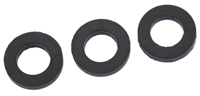 12Pcs Black Rubber Washer Rings Shower Faucet Water Pipe Rubber Replacement for Sealing(1/2),Gasket retaining ring
