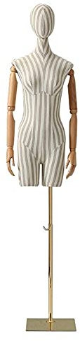 SGSG Einzelhandel Schaufensterpuppen Schneiderpuppen Schneider Büste Schaufensterpuppe Mode Kleidung Designer Brautkleider Modelle Nähen Schaufensterpuppe (Gold Medium)