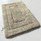 KARAT Badteppich Atlantis - extra flauschig & schnelltrocknend - Badezimmerteppich mit rutschsicherer Rückseite - Badematte Duschvorleger (60 x 100 cm, Beige)