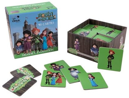 P' Clown - 14017 – Memory Evolution Robin des Bois™ – offizielles Lizenzprodukt – 96 Karten