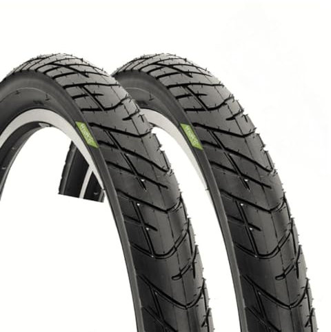 ECOVELO 2 neumáticos 26 x 2,125 (57-559), Adultos Unisex, Nero, 26 X 2.125