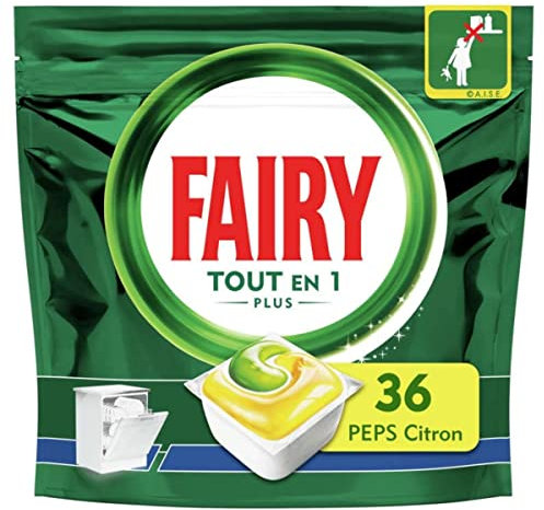 Fairy Tout en 1 Capsules Lave-Vaisselle, Citron, 36 capsules