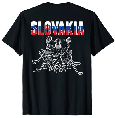 Slowakei Eishockey-Fans Trikot – Unterstützung des Slowakischen Hockey-Teams T-Shirt