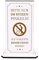 Aufsteller Schild Toilette WC - Bitte nur im Sitzen Pinkeln, Auf Toilette Hinsetzen - Toilettenschild Badezimmer Dekoration 10 x 20 cm