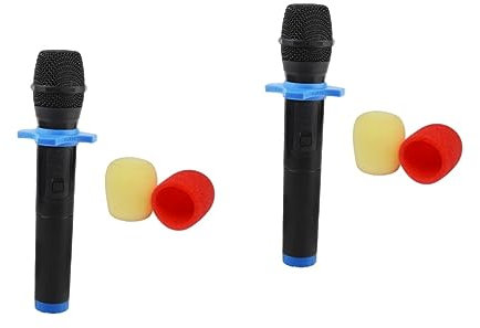 ABOOFAN 2pcs Boy Girl Toy Microphone Fake Microphone Props for Boys Girls for Birthday Christmas and Boy Girl Day Celebrations