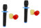 ABOOFAN 2pcs Boy Girl Toy Microphone Fake Microphone Props for Boys Girls for Birthday Christmas and Boy Girl Day Celebrations