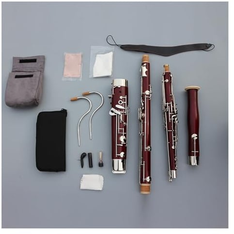 Professionelle Fagott Professionelles Fagott-Holzblasinstrument Mit Ahornkorpus, Koffer Und Zubehör