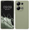 kwmobile Handyhülle kompatibel mit Xiaomi Redmi Note 13 Pro 4G Hülle - Handy Case aus weichem Silikon in Graugrün