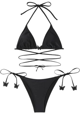 WILLBEST Bauch Weg Unterhosen Damen Bikini Damen Push up unterhemd Bikini bauchweg Push up Hippie Kleidung sexy BH Swimsuits for Women Badehose Tankini Badeanzug gr 52 BIK