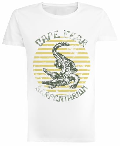 Cape Fear Serpentarium Weißes Damen-T-Shirt Mit Kurzen Ärmeln