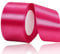 Geschenkband Rosenrot 50 mm Breit,23 Meter Satinbänder Rosenrot Stoff Schleifenband Kunsthandwerk,Hochzeitsdekoration, Weihnachten, Haarbögen, Blumensträuße, Geburtstag und Geschenkverpackung