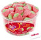 Red Band Wilde Erdbeeren Fruchtgummi 100 stk. 1200g | Ohne Farbstoffen | saurer Geschmack für Naschkatzen | Teilen und Verschenken + Zama4Zingo Karte (Wilde Erdbeere)