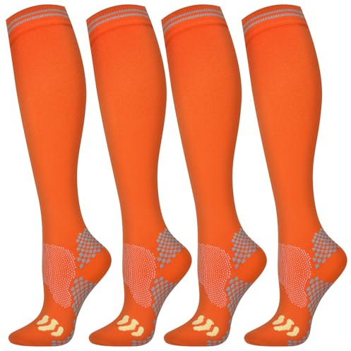 Männliche und weibliche Kompressionsstrümpfe 1/2/3 Paar 20-30 mm Hg-Kompressionsstrümpfe für Leichtathletik, Laufen, Flugreisen, Support-Zyklus