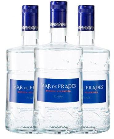 Orujo Aguardiente Mar de Frades Blanco 70 cl (Caja de 3 Botellas de 70 cl)